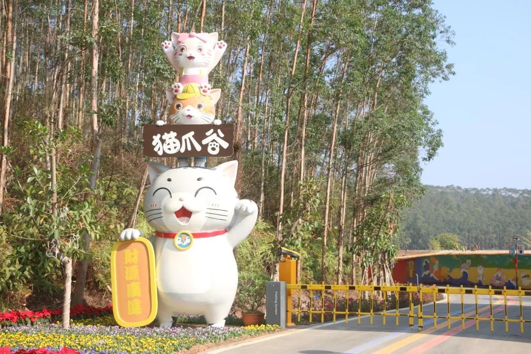 致力打造廣東省首個萌寵貓主題國家4A級景區(qū)貓爪谷(圖1)